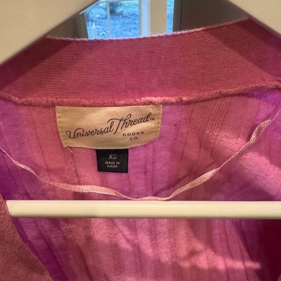Universal Thread Button-Up Pink Cardigan - Picture 2 of 4